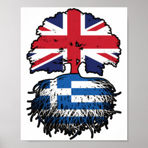 Griekenland Griekenland Griekenland Verenigd Konin Poster