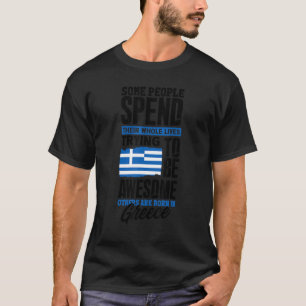 Griekenland Griekenland Griekenland Vlag Citaat 1 T-shirt