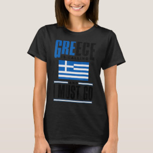 Griekenland Griekenland Griekenland vlaggen Grieke T-shirt