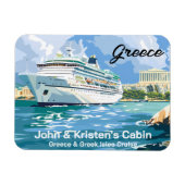 Griekenland Grieks Eiland Cruiseschip Magneet (Horizontaal)