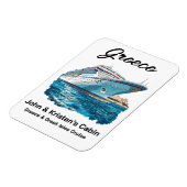 Griekenland Grieks Eiland Cruiseschip Magneet (Linkerzijde)