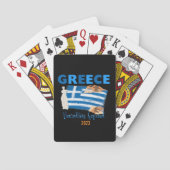 Griekenland Grieks Vakantie Europa Reizen Groep Ma Pokerkaarten (Achterkant)