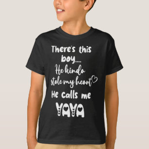 Griekenland Griekse oma Oma Deze jongen roept me T-shirt