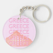Griekenland, Griekse reiskunst, pastelreiskunst, r Sleutelhanger (Achterkant)