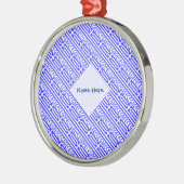 Griekenland Griekse vlag betegeld gepersonaliseerd Metalen Ornament (Links)