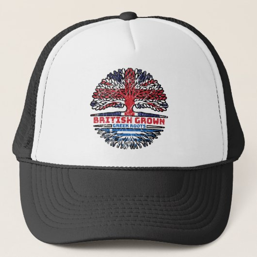 Griekenland - Groot-Brittannië - Groot-Brittannië Trucker Pet (Voorkant)