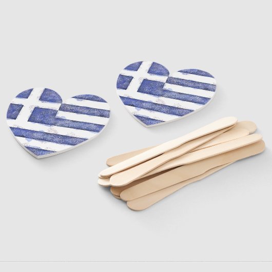 Griekenland Handwaaier (Niet-gemonteerd)