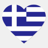 griekenland hart sticker (Voorkant)
