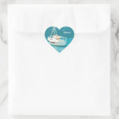 Griekenland Hart Sticker (Tas)