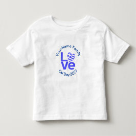 Griekenland Hart Vlag Blauw LIEFDE Gepersonaliseer Kinder Shirts