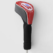 Griekenland Hart Vlag Rode LIEFDE Gepersonaliseerd Golfheadcover (Schuin)