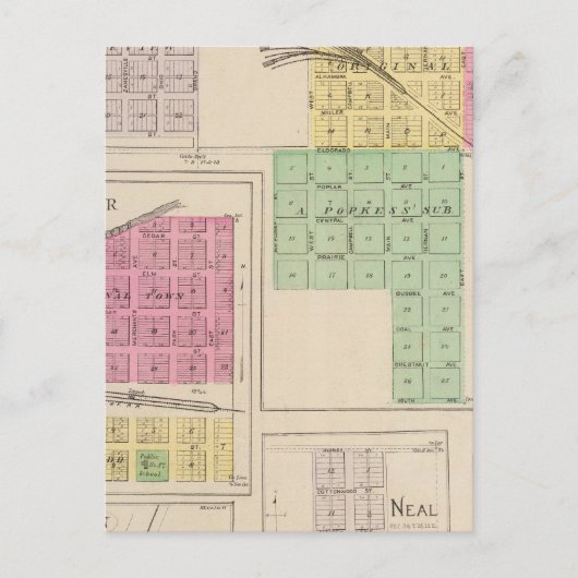 Griekenland, Herfst, Hamilton en Climax, Kansas Briefkaart (Voorkant)