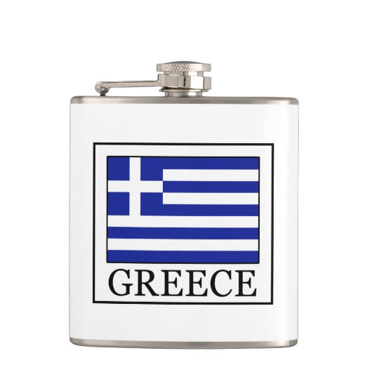 Griekenland Heupfles (Voorkant)