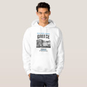 Griekenland Hoodie (Voorkant volledig)