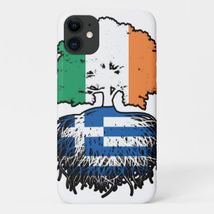 Griekenland - Iers - boomrootenvlag Case-Mate iPhone Case