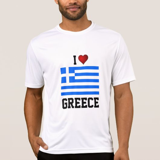 GRIEKENLAND: IK HOUD VAN GRIEKENLAND VAR T-shirt (Voorkant)