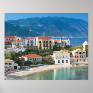GRIEKENLAND, Ionische Eilanden, KEFALONIA, Assos:  Poster