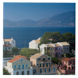 GRIEKENLAND, Ionische Eilanden, KEFALONIA, Assos: Tegeltje
