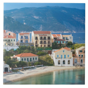 GRIEKENLAND, Ionische Eilanden, KEFALONIA, Assos: Tegeltje