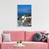 GRIEKENLAND, Ionische eilanden, KEFALONIË, Assos: Canvas Afdruk (Insitu (Woonkamer))