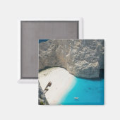 GRIEKENLAND, Ionische eilanden, ZAKYNTHOS, SHIPWRE Magneet (Voorkant / Achterkant)