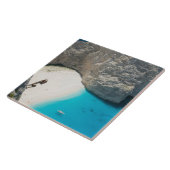 GRIEKENLAND, Ionische eilanden, ZAKYNTHOS, SHIPWRE Tegeltje (Zijkant)