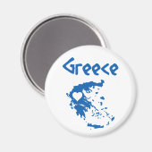 Griekenland Kaart Magnet (Voorkant / Achterkant)
