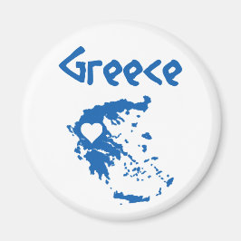 Griekenland Kaart Magnet