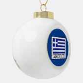 Griekenland Keramische Bal Ornament (Links)