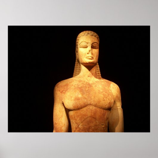 Griekenland Kouros of the Sacred Gate poster (Voorkant)