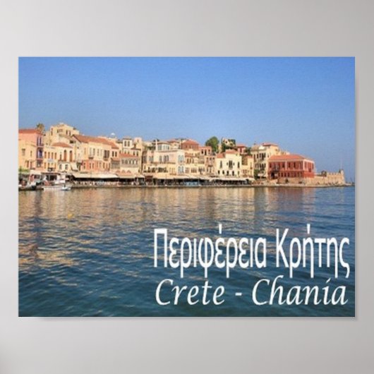 Griekenland - Kreta - Chania - Poster (Voorkant)