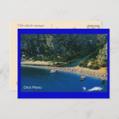 Griekenland, Kreta, strand Preveli, Middellandse Z Briefkaart (Voorkant / Achterkant)