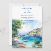 Griekenland landschap Santorini bruiloft Kaart (Voorkant)