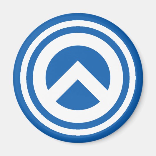 Griekenland Magneet - Lambda symbool (Voorkant)