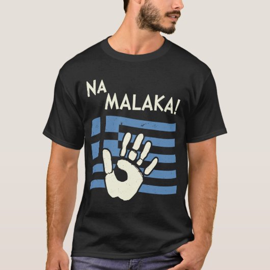 Griekenland Malaka Griekse Gyros Corfu T-shirt (Voorkant)