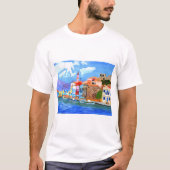 Griekenland Mannen Sport-Tek Concurrent T-SH met l T-shirt (Voorkant)