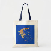 Griekenland Map Bag Tote Bag (Voorkant)