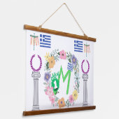 GRIEKENLAND - MAY DAY - WANDTAPIJT HANGEND WANDKLEED (Gebogen)