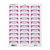 Griekenland Mediterrane Mama Mia-partij Etiket (Full Sheet)