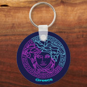 Griekenland Medusa Sleutelhanger (Voorkant)