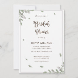 Griekenland met Waterverf Floral Vrijgezellenfeest Kaart