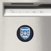 Griekenland Metallic Emblem Magneet (Insitu (Vaatwasser))