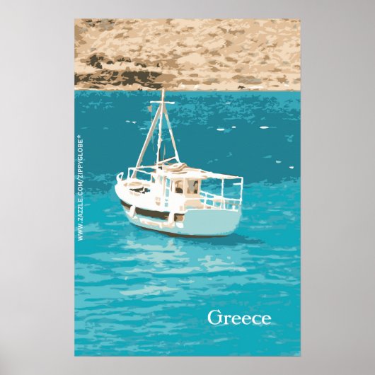 Griekenland Muurposter Poster (Voorkant)