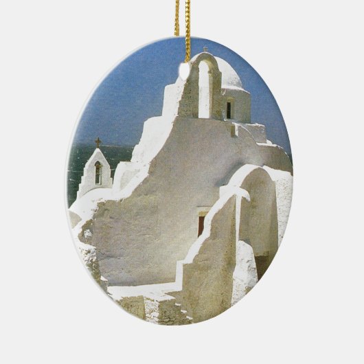  Griekenland, Myconos, Grieks-orthodoxe kerk Keramisch Ornament (Rechts)