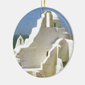  Griekenland, Myconos, Grieks-orthodoxe kerk Keramisch Ornament (Links)