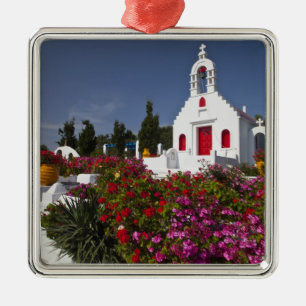 Griekenland, Mykonos, kleine klap in de lucht Metalen Ornament