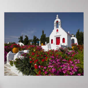 Griekenland, Mykonos, Leuke kleine kapel in de Poster