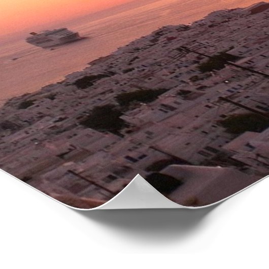 Griekenland - Mykonos - Poster (Hoek)