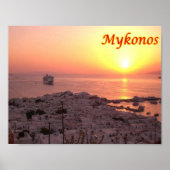 Griekenland - Mykonos - Poster (Voorkant)