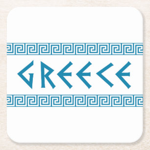 griekenland natiestatensymbool griekse trave kartonnen onderzetters